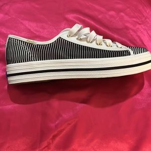 Keds for Kate spade BLK Triple Kick KS Mesh NWOT